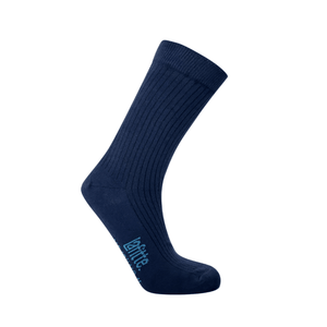 Rib Crew Socks | Cotton | AUSTRALIAN MADE | Navy