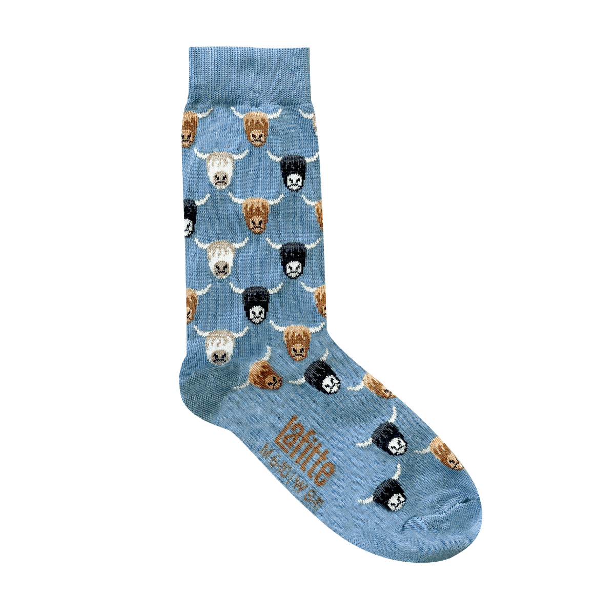 Highland Cow Crew Socks | Cotton | AUSTRALIAN MADE