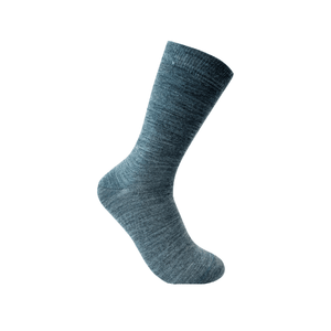 Australian merino wool crew socks light blue 