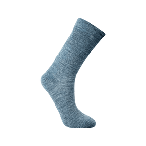 Merino Wool Crew Socks in light blue colour