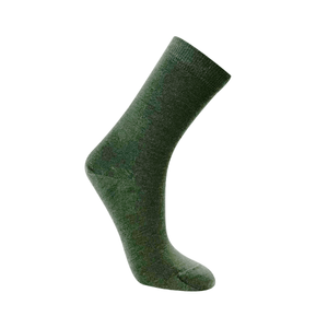 Australian merino wool crew socks in dark green 