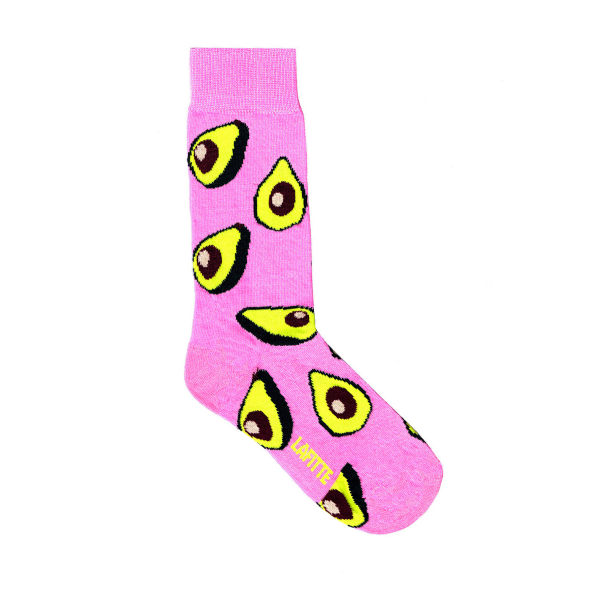 mens crew cotton socks pink avocado aus